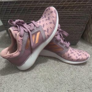Adidas rose gold edge lux sneakers